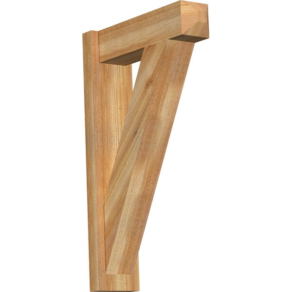 Ekena Millwork Traditional Rough Sawn Craftsman Outlooker, Western Red Cedar, 6"W x 20"D x 32"H OUT06X20X32TRA04RWR - main